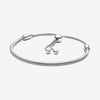 Heart Tag Dangle Charm Bracelet